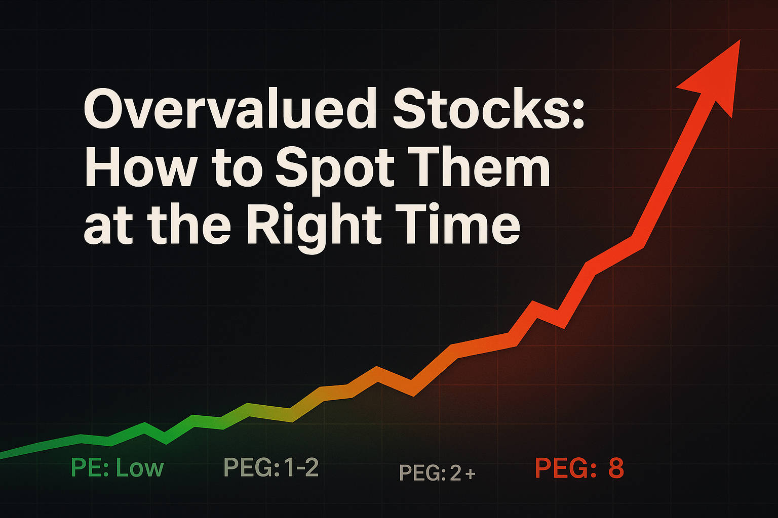 Overvalued Stocks: How to Spot Them at the Right Time